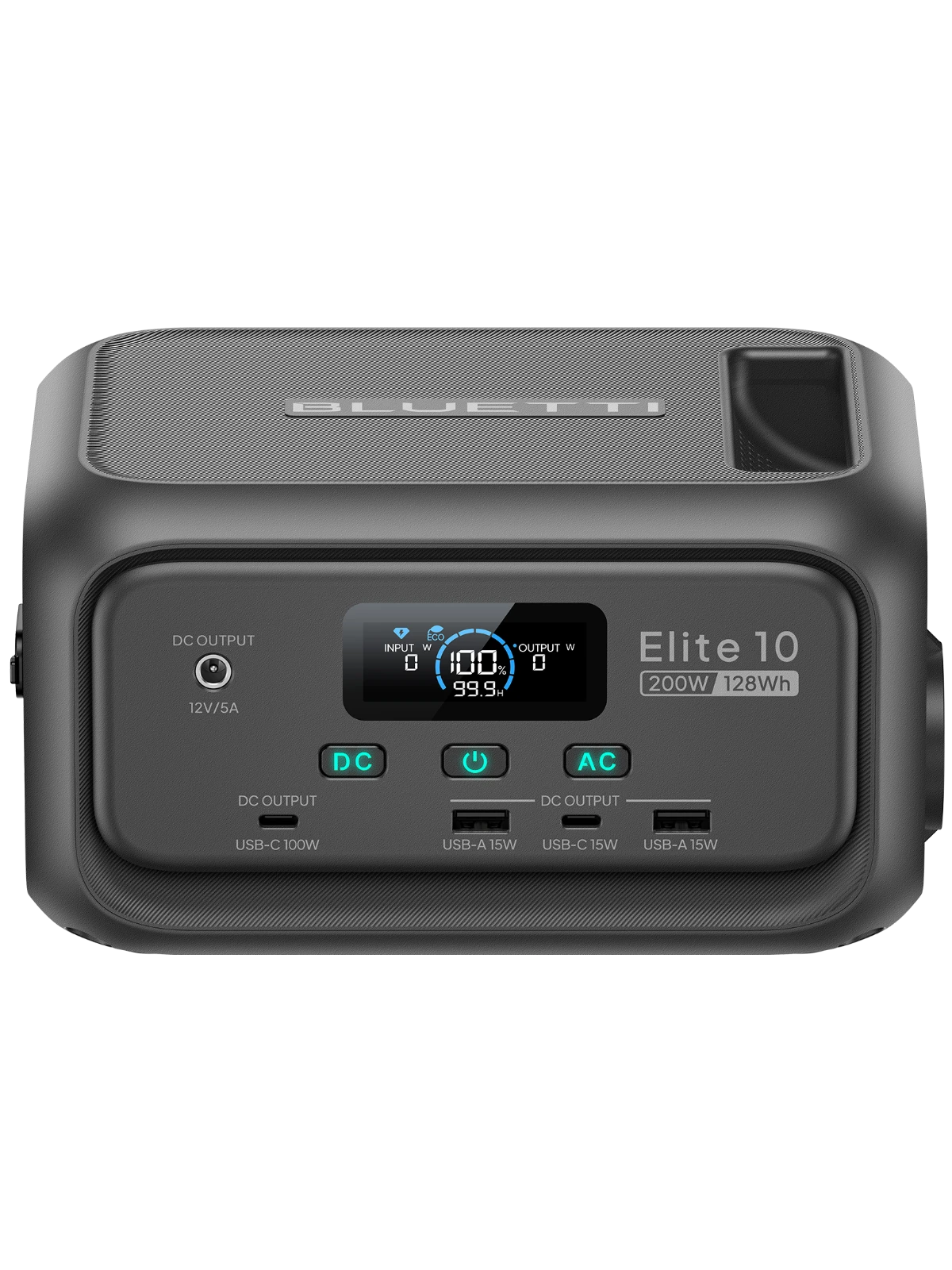 Bluetti Elite 10, вид спереди сверху